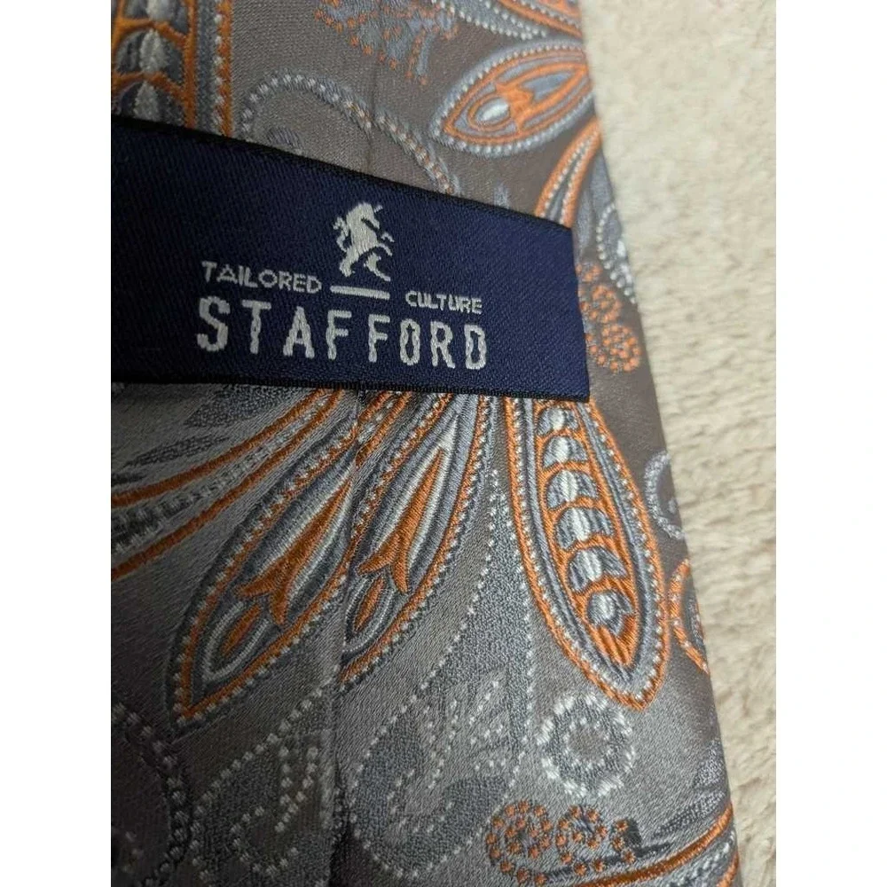 Stafford Michael Kors Paisley Silk Blend Neckties Men's Formal Accessories Lot 4